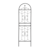 4 Pack Metal Garden Trellis 71" x 19.7" Rustproof Trellis for Climbing Plants Outdoor Flower Support Black