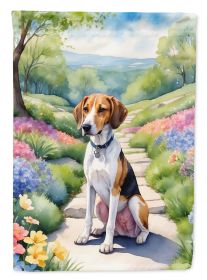 American Foxhound Spring Garden Garden Flag Mailbox Flag Decorative Yard Flag Banner Outside Patio Artwork Yard Flower Beds, Garden Size, Multico
