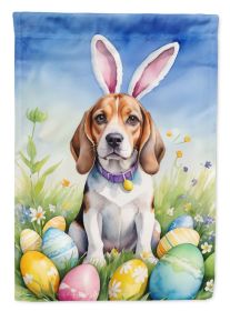 Beagle Easter Egg Hunt Garden Flag Mailbox Flag Decorative Yard Flag Banner Outside Patio Artwork Yard Flower Beds, Garden Size, Multicolor