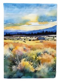 Nevada Sagebrush in Watercolor Garden Flag Mailbox Flag Decorative Yard Flag Banner Outside Patio Artwork Yard Flower Beds, Garden Size, Multicol
