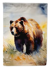 Grizzly Bear Garden Flag Mailbox Flag Decorative Yard Flag Banner Outside Patio Artwork Yard Flower Beds, Garden Size, Multicolor