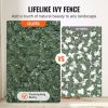 VEVOR Ivy Privacy Fence, 39 x 98 in Artificial Green Wall Screen, Greenery Ivy Fence with Strengthened Joint