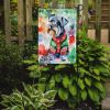 Schnauzer Christmas Garden Flag Mailbox Flag Decorative Yard Flag Banner Outside Patio Artwork Yard Flower Beds, Garden Size, Multicolor