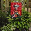 Dalmatian Holiday Christmas Garden Flag Mailbox Flag Decorative Yard Flag Banner Outside Patio Artwork Yard Flower Beds, Garden Size, Multicolor