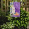 Great Pyrenees Easter Garden Flag Mailbox Flag Decorative Yard Flag Banner Outside Patio Artwork Yard Flower Beds, Garden Size, Multicolor