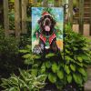Newfoundland Christmas Garden Flag Mailbox Flag Decorative Yard Flag Banner Outside Patio Artwork Yard Flower Beds, Garden Size, Multicolor