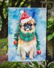 Pekingese Christmas Garden Flag Mailbox Flag Decorative Yard Flag Banner Outside Patio Artwork Yard Flower Beds, Garden Size, Multicolor