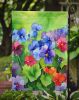 Illinois Violet in Watercolor Garden Flag Mailbox Flag Decorative Yard Flag Banner Outside Patio Artwork Yard Flower Beds, Garden Size, Multicolor
