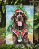 Newfoundland Christmas Garden Flag Mailbox Flag Decorative Yard Flag Banner Outside Patio Artwork Yard Flower Beds, Garden Size, Multicolor
