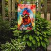 Hippie Animal Red Rooster Garden Flag Mailbox Flag Decorative Yard Flag Banner Outside Patio Artwork Yard Flower Beds, Garden Size, Multicolor