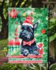 Scottish Terrier Christmas Garden Flag Mailbox Flag Decorative Yard Flag Banner Outside Patio Artwork Yard Flower Beds, Garden Size, Multicolor