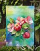Arkansas Apple Blossom in Watercolor Garden Flag Mailbox Flag Decorative Yard Flag Banner Outside Patio Artwork Yard Flower Beds, Garden Size