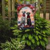 Great Dane Two Hearts Garden Flag Mailbox Flag Decorative Yard Flag Banner Outside Patio Artwork Yard Flower Beds, Garden Size, Multicolor