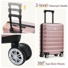 Hardshell Luggage Set 3 Piece, Durable ABS+PC Travel Suitcase with Spinner Wheels for Men Women (20/24/28 Inch)