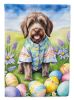 Wirehaired Pointing Griffon Easter Egg Hunt Garden Flag Mailbox Flag Decorative Yard Flag Banner Outside Patio Artwork Yard Flower Beds, Garden Size