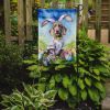Weimaraner Easter Egg Hunt Garden Flag Mailbox Flag Decorative Yard Flag Banner Outside Patio Artwork Yard Flower Beds, Garden Size, Multicolor