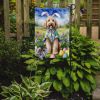 Goldendoodle Easter Egg Hunt Garden Flag Mailbox Flag Decorative Yard Flag Banner Outside Patio Artwork Yard Flower Beds, Garden Size, Multicolor