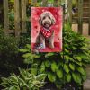 Labradoodle My Valentine Garden Flag Mailbox Flag Decorative Yard Flag Banner Outside Patio Artwork Yard Flower Beds, Garden Size, Multicolor