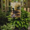 American Black Duck Garden Flag Mailbox Flag Decorative Yard Flag Banner Outside Patio Artwork Yard Flower Beds, Garden Size, Multicolor