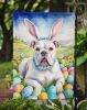 American Bulldog Easter Egg Hunt Garden Flag Mailbox Flag Decorative Yard Flag Banner Outside Patio Artwork Yard Flower Beds, Garden Size, Multicolor