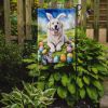 Great Pyrenees Easter Egg Hunt Garden Flag Mailbox Flag Decorative Yard Flag Banner Outside Patio Artwork Yard Flower Beds, Garden Size, Multicolor