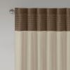 Polyoni Pintuck Curtain Panel(Only 1 Pc Panel)