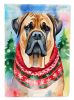 Mastiff Christmas Garden Flag Mailbox Flag Decorative Yard Flag Banner Outside Patio Artwork Yard Flower Beds, Garden Size, Multicolor