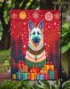 German Shepherd Holiday Christmas Garden Flag Mailbox Flag Decorative Yard Flag Banner Outside Patio Artwork Yard Flower Beds, Garden Size, Multicolor