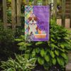 Red English Bulldog Easter Garden Flag Mailbox Flag Decorative Yard Flag Banner Outside Patio Artwork Yard Flower Beds, Garden Size, Multicolor
