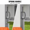 VEVOR Beige Retractable 63''*236'' Awning-Rugged Full Aluminum Rust-Proof; Patio Sunshine Screen; Privacy Divider; Wind Screen. Longer Service Life