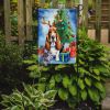 Basset Hound Christmas Reindeer Garden Flag Mailbox Flag Decorative Yard Flag Banner Outside Patio Artwork Yard Flower Beds, Garden Size, Multicolor