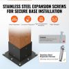 VEVOR Pergola Bracket Kit 6''x6'', 8pcs 3-Way Heavy Duty Corner Bracket Woodworks DIY Post Base Kit, Easy Installation Wooden Beams for Gazebos