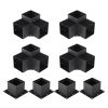 VEVOR Pergola Bracket Kit 6''x6'', 8pcs 3-Way Heavy Duty Corner Bracket Woodworks DIY Post Base Kit, Easy Installation Wooden Beams for Gazebos