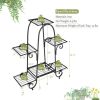 6-Tier Plant Stand with Adjustable Foot Pads
