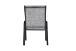 4 Piece Patio Chairs, Outdoor Camping Chairs with Breathable Textilene Fabric