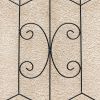 2 Pack Metal Garden Trellis 71" x 19.7" Rustproof Trellis for Climbing Plants Outdoor Flower Support Black