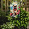 Brussels Griffon Luau Garden Flag Mailbox Flag Decorative Yard Flag Banner Outside Patio Artwork Yard Flower Beds, Garden Size, Multicolor