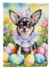Chihuahua Easter Egg Hunt Garden Flag Mailbox Flag Decorative Yard Flag Banner Outside Patio Artwork Yard Flower Beds, Garden Size, Multicolor