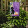 Standard Black Poodle Easter Garden Flag Mailbox Flag Decorative Yard Flag Banner Outside Patio Artwork Yard Flower Beds, Garden Size, Multicolor