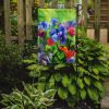 Illinois Violet in Watercolor Garden Flag Mailbox Flag Decorative Yard Flag Banner Outside Patio Artwork Yard Flower Beds, Garden Size, Multicolor