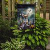 Chihuahua Spooky Halloween Garden Flag Mailbox Flag Decorative Yard Flag Banner Outside Patio Artwork Yard Flower Beds, Garden Size, Multicolor