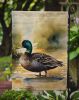 American Black Duck Garden Flag Mailbox Flag Decorative Yard Flag Banner Outside Patio Artwork Yard Flower Beds, Garden Size, Multicolor