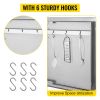 VEVOR Outdoor Kitchen Access 34.5" x 19" Wall Construction Stainless Steel Flush Mount for BBQ Island, 34.5inch x 19inch, Double Door