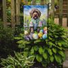 Wirehaired Pointing Griffon Easter Egg Hunt Garden Flag Mailbox Flag Decorative Yard Flag Banner Outside Patio Artwork Yard Flower Beds, Garden Size