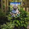 Pug Easter Egg Hunt Garden Flag Mailbox Flag Decorative Yard Flag Banner Outside Patio Artwork Yard Flower Beds, Garden Size, Multicolor