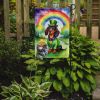 Dachshund St Patrick's Day Garden Flag Mailbox Flag Decorative Yard Flag Banner Outside Patio Artwork Yard Flower Beds, Garden Size, Multicolor