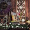 Eastern Screech Owl Throw Pillow Machine Washable, Indoor Outdoor Decorative Pillow for Couch, Bed or Patio, 14Hx14W