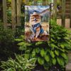 Pomeranian Cowboy Welcome Garden Flag Mailbox Flag Decorative Yard Flag Banner Outside Patio Artwork Yard Flower Beds, Garden Size, Multicolor