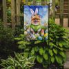 Pomeranian Easter Egg Hunt Garden Flag Mailbox Flag Decorative Yard Flag Banner Outside Patio Artwork Yard Flower Beds, Garden Size, Multicolor