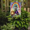 Chinese Crested St Patrick's Day Garden Flag Mailbox Flag Decorative Yard Flag Banner Outside Patio Artwork Yard Flower Beds, Garden Size, Multicolor